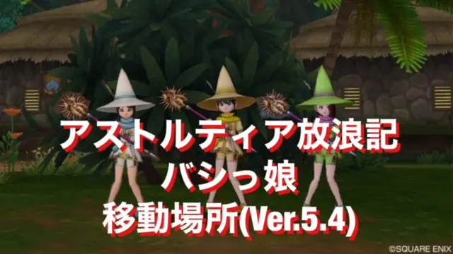 ドラクエ10攻略 バシっ娘による移動場所 Ver 5 4 アストルティア放浪記 あらゴンの気ままに備忘録